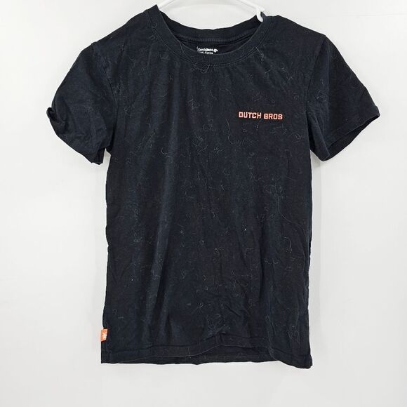 Dutch bros coffee tshirt tee small black merch employee - Picture 1 of 3